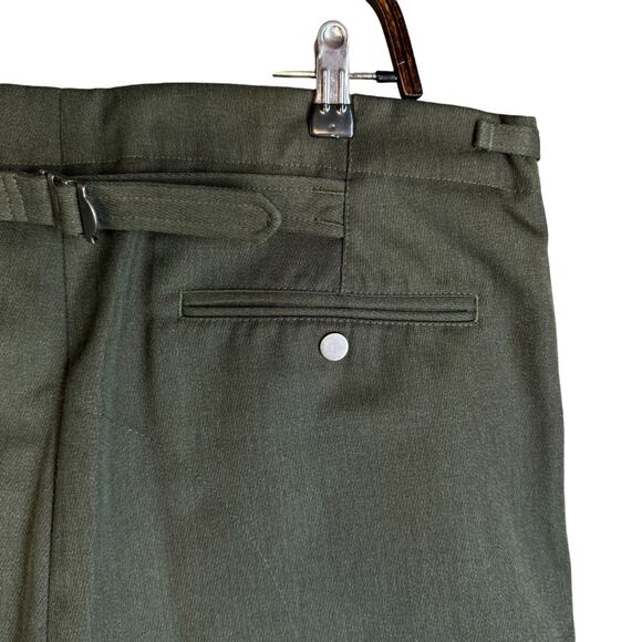 Cadet Clothing Pants Mens Size 38 Green Aviator Pant NWT Cuffed Military - Picture 7 of 10